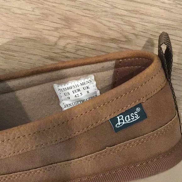 Bass men’s synthetic upper casual slip on loafers shoes size 9 preowned not worn - Picture 7 of 7